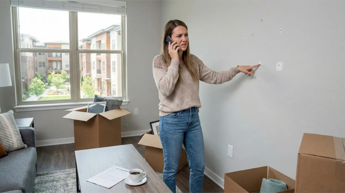 AI receptionist managing property management tenant calls with instant notifications