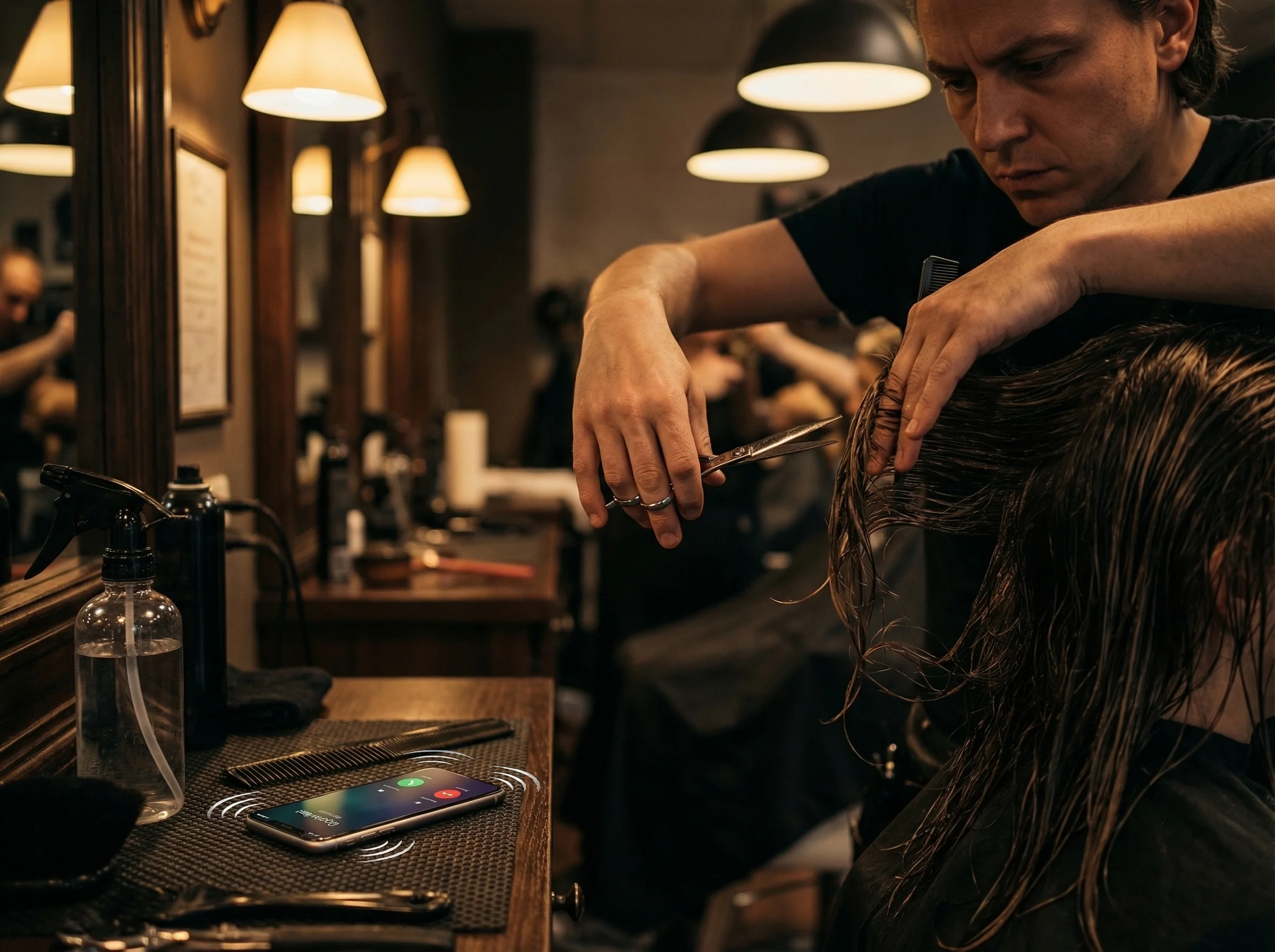 Voka AI answers instantly, checks your Square staff calendars, and books the right appointment type without you lifting a finger.